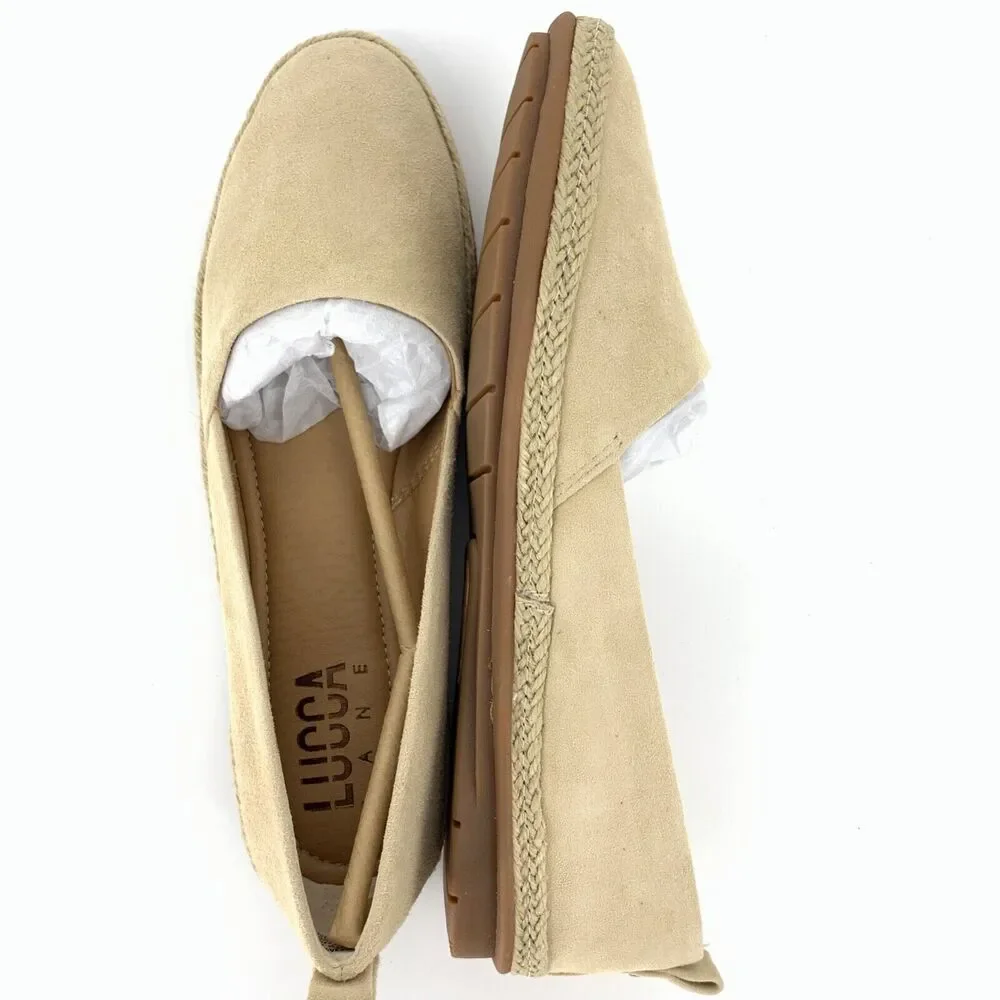 NEW Lucca Lane Naomi Casual Espadrille Flats Women's Shoes Size 7-½ M